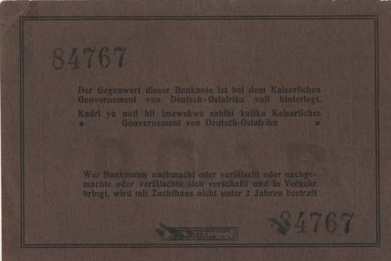 10 Rupien 1915